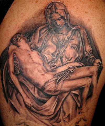 jesus christ on cross tattoos. +of+jesus+christ+tattoos
