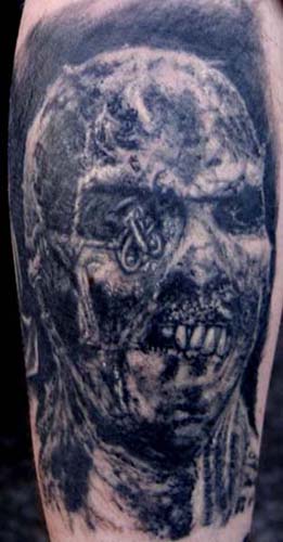 Hell City Tattoo Fest Gear : Tattoos : Dan Henk : Fulci Zombie