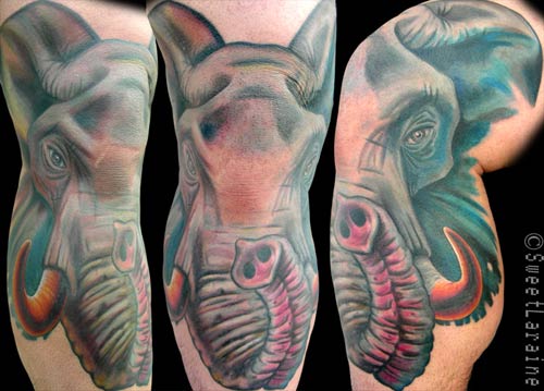 elephant tattoo. Sweet Laraine - Elephant