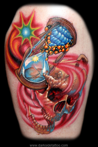 life death tattoos. Nick Baxter - Death and the