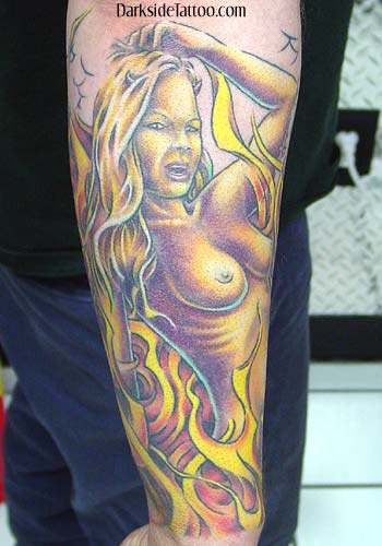 Tattoos Nature Fire tattoos Devil Chick Tattoo