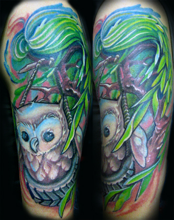 Jason Maybruck - playtime owl. Keyword Galleries: Color Tattoos, 