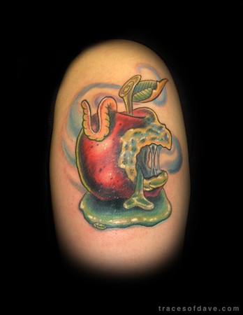 Dave Barton - Rotten Apple Large Image. Placement: Arm
