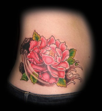 Tattoos. Tattoos Traditional Asian. Peony Flower