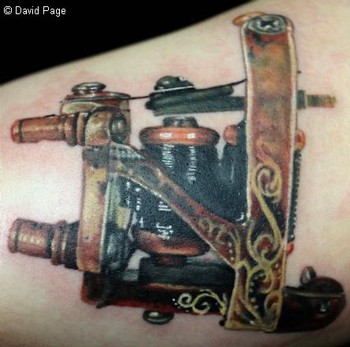 David Page Machine Tattoo David Page Machine Tattoo