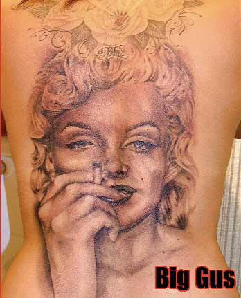 Marlyn Monroe Tattoo. Placement: Arm Comments: No Comment Provided. Big Gus 