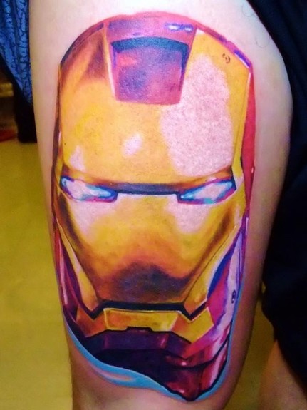 Looking for unique Tattoos? Iron Man Tattoo · click to view large image