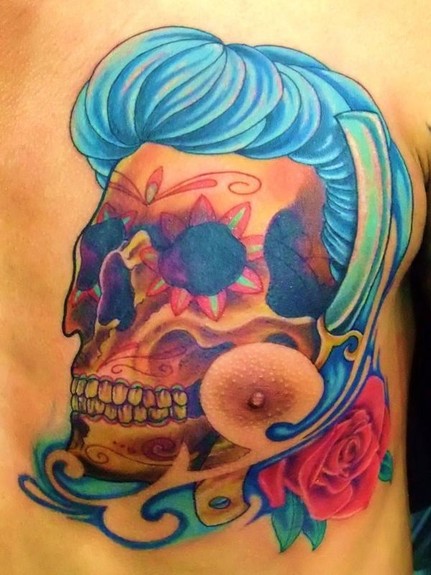 sugar skull Tattoo Design
