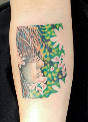 Flower Tattoo Background. Flower Tattoos,