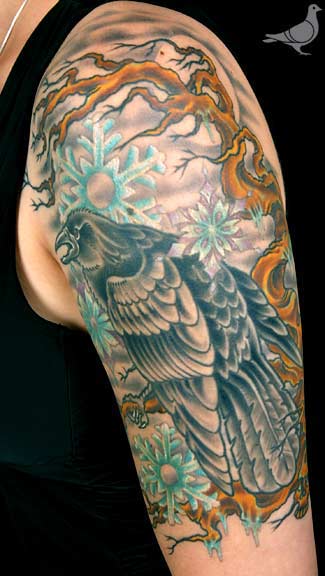 Keyword Galleries: Nature Animal Bird Tattoos, Nature Tree Tattoos