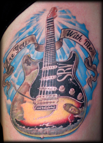Looking for unique Religious tattoos Tattoos? SRV's Guitar - 7