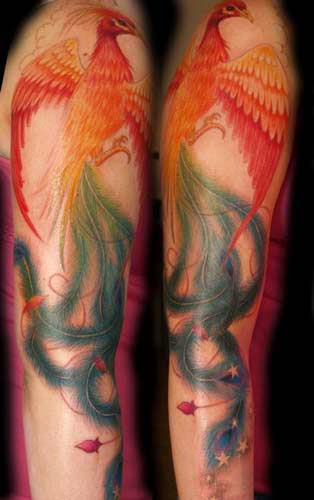 pheonix tattoo. Linda Looman - Phoenix Tattoo