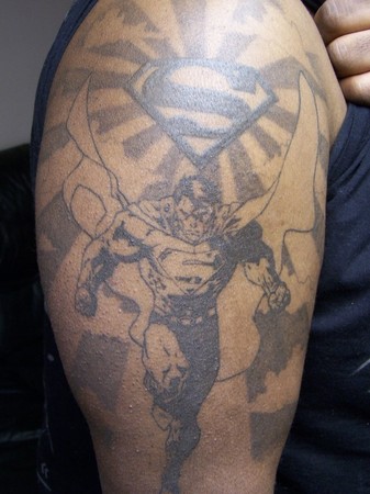 Eugene Kaik - Superman Tattoo