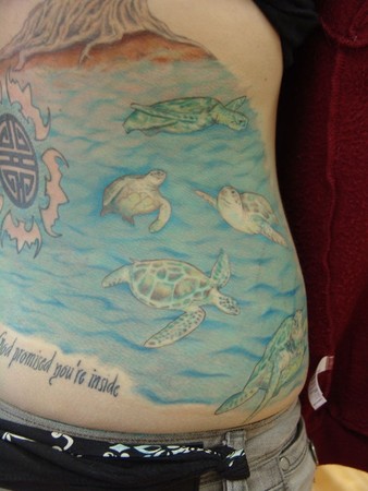 tattoos of ocean. More color in the ocean,