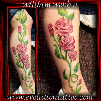 Images for rose vines tattoos