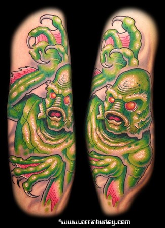 Creature from the Black Lagoon : Tattoos :