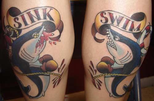 Tattoos Florida Sink or Swim click to view large image