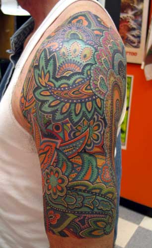 paisley tattoos. ram at pumpkin tattoo in