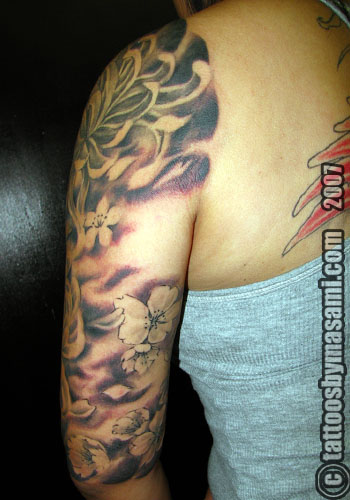 Keyword Galleries Black and Gray Tattoos Traditional Asian Tattoos 