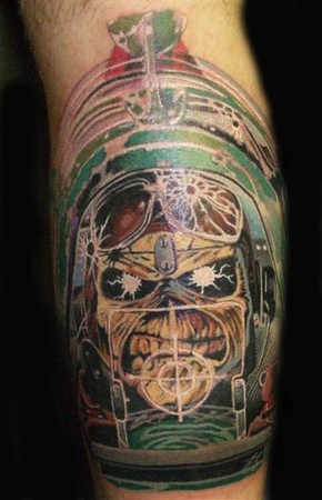 Iron Maiden Tattoos. of Eddie from Iron Maidens