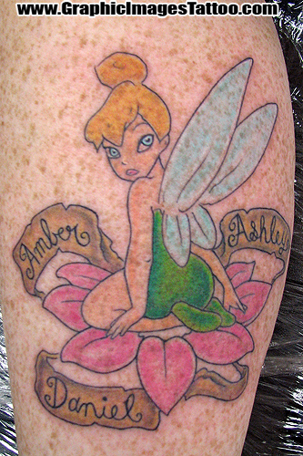 Hellkey - Tinkerbell. Tattoos