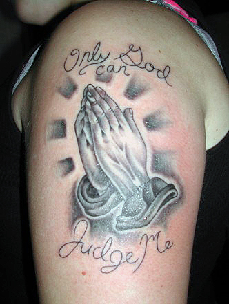 Izzy Morales - Only God Can Judge Me. Tattoos