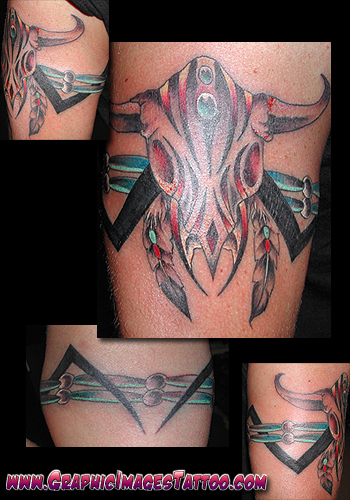 Tribal tattoos can be Chinese, Indian, Native American, Latin American,