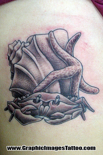 Sea Turtle tattoo on side of body. Sean Ohara - Sealife. Tattoos