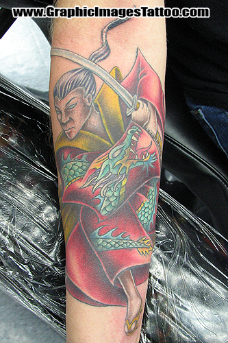 Sean Ohara - Samurai. Tattoos