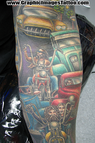 Keyword Galleries Color Tattoos Biker Tattoos Custom Tattoos