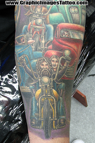 Keyword Galleries Color Tattoos Biker Tattoos Custom Tattoos