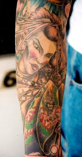 Sean Ohara - Geisha Girl. Tattoos