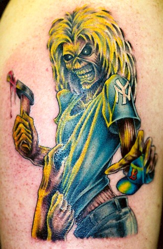 Comments: Eddie from Iron Maiden. Keyword Galleries: Color Tattoos, 