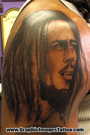 Kris Thomas - Bob Marley Large Image · Tattoos