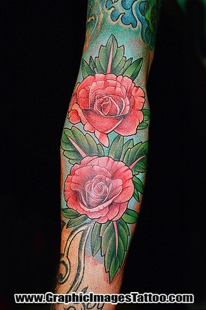 Keyword Galleries Color Tattoos Flower Tattoos