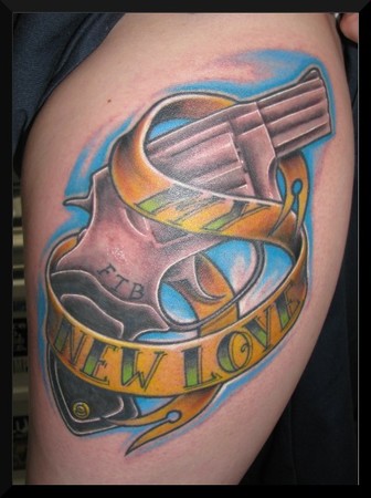 taurus tattoo. Nick Friederich - .357 Tattoo