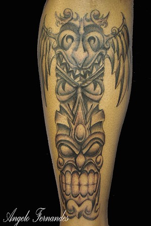 Angelo Fernandes - Totem pole. Large Image · Tattoos