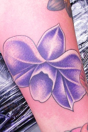 orchid tattoos. Color Tattoos. Orchid
