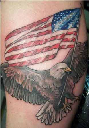 american flag eagle tattoo. Alana Lawton - Eagle holding