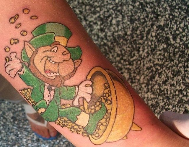 Looking for unique Tattoos? Leprechaun Tattoo · click to view large image