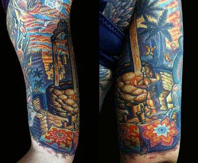 Tattoos · Guy Aitchison. Arabian Well. Now viewing image 0 of 100 previous 
