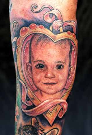 Tattoos middot; Guy Aitchison. Baby