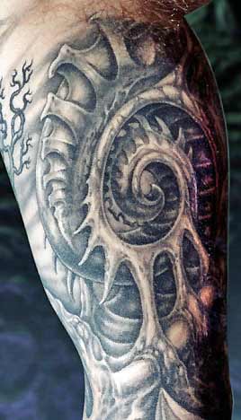 Tattoos · Guy Aitchison. Bio-Organic Swirl