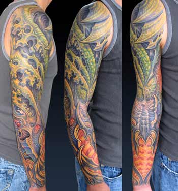 Tattoos · Guy Aitchison. Arm Sleeve with Eye