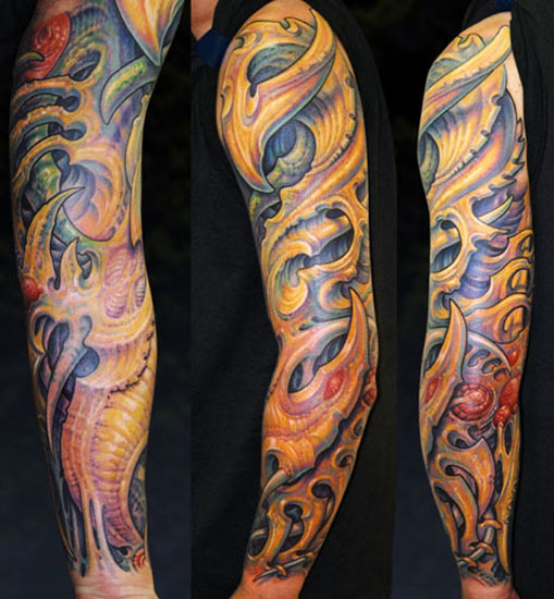 Looking for unique Original Art tattoos Tattoos Biomech Sleeve