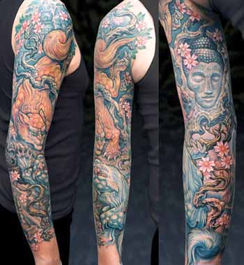Tattoos · Guy Aitchison. Foo Dog - Buddha Sleeve