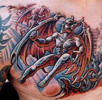 Tattoos · Guy Aitchison. Gargoyle Chest