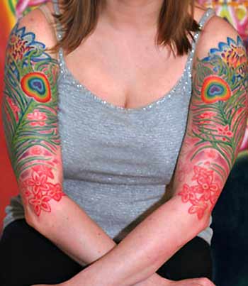 Tattoos · Michele Wortman. Peacock Feathers