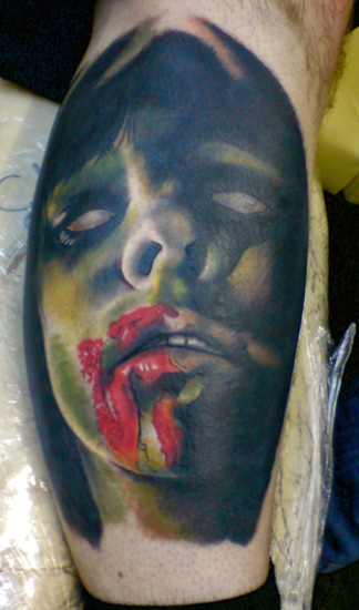 zombie girl tattoo. Paul Naylor - Zombie girl