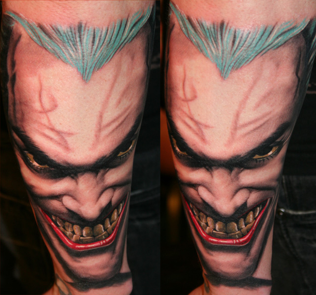 evil joker tattoo. Evil Tattoos,